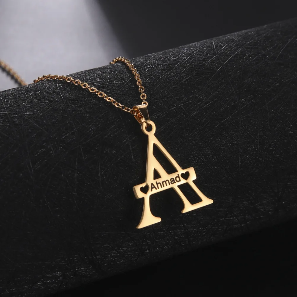 Customized Capital Initial Letter Necklace for Women Personalized Stainless Steel Name Jewelry Gift
Customized Capital Initial Letter Necklace for Women Personalized Stainless Steel Name Jewelry Gift