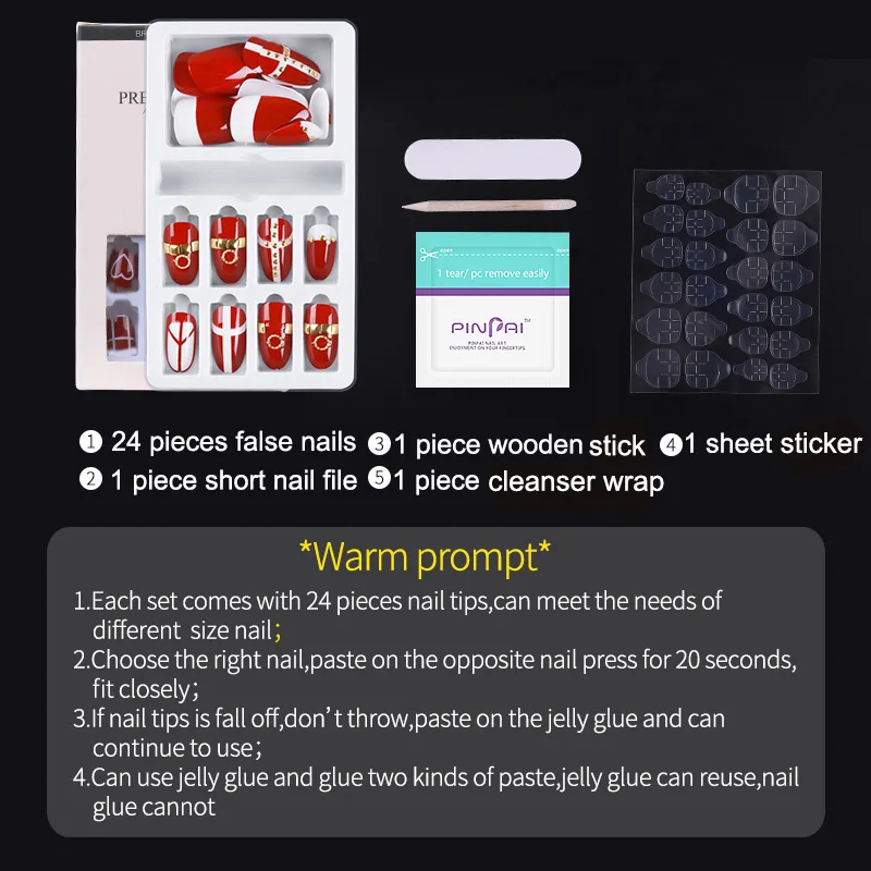 24pcs Designed Crystal False Nail Artificial Tips Set Full Cover for Decorated Short Press On Nails Art Fake Extension Tips F677
24pcs Designed Crystal False Nail Artificial Tips Set Full Cover for Decorated Short Press On Nails Art Fake Extension Tips F677