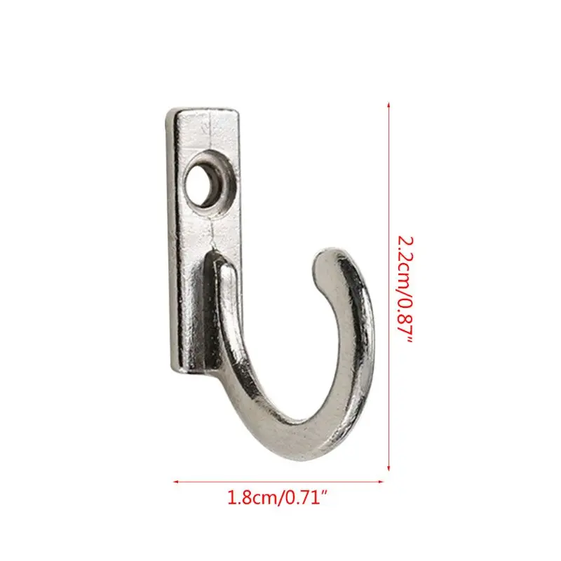 10 Pcs Storage Rack Single Prong Hook Bronze Silver for Coats Hats Cloth Hanger K0AA
10 Pcs Storage Rack Single Prong Hook Bronze Silver for Coats Hats Cloth Hanger K0AA