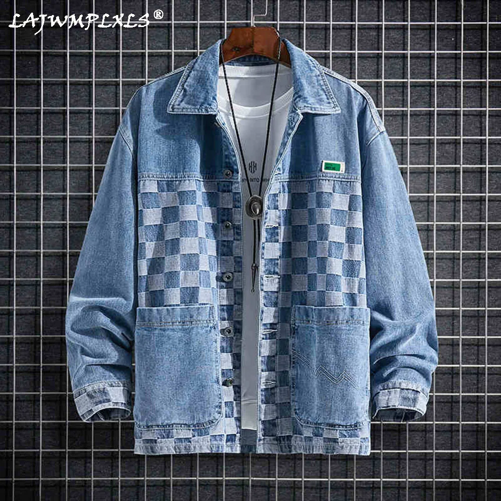 Модная мужская куртка в английском стиле, Высококачественная дизайнерская джинсовая куртка в клетку, мужское повседневное длинное пальто, ...
Модная мужская куртка в английском стиле, Высококачественная дизайнерская джинсовая куртка в клетку, мужское повседневное длинное пальто, ...