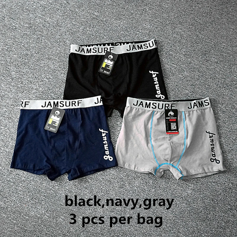 Jamsurf 3pcs Mens Cotton Underpants Homme Plus Size Fashion workout Boxers European Male Black U Convex Gray Solid Panties
Jamsurf 3pcs Mens Cotton Underpants Homme Plus Size Fashion workout Boxers European Male Black U Convex Gray Solid Panties