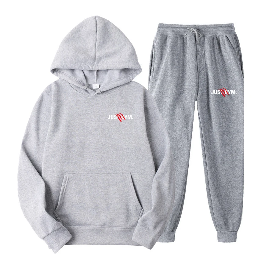 New Men Set Spring Autumn Fashion Mens Tracksuit Cotton Comfortable Two Piece Casual Sportswear Set Male Hoodies 
New Men Set Spring Autumn Fashion Mens Tracksuit Cotton Comfortable Two Piece Casual Sportswear Set Male Hoodies