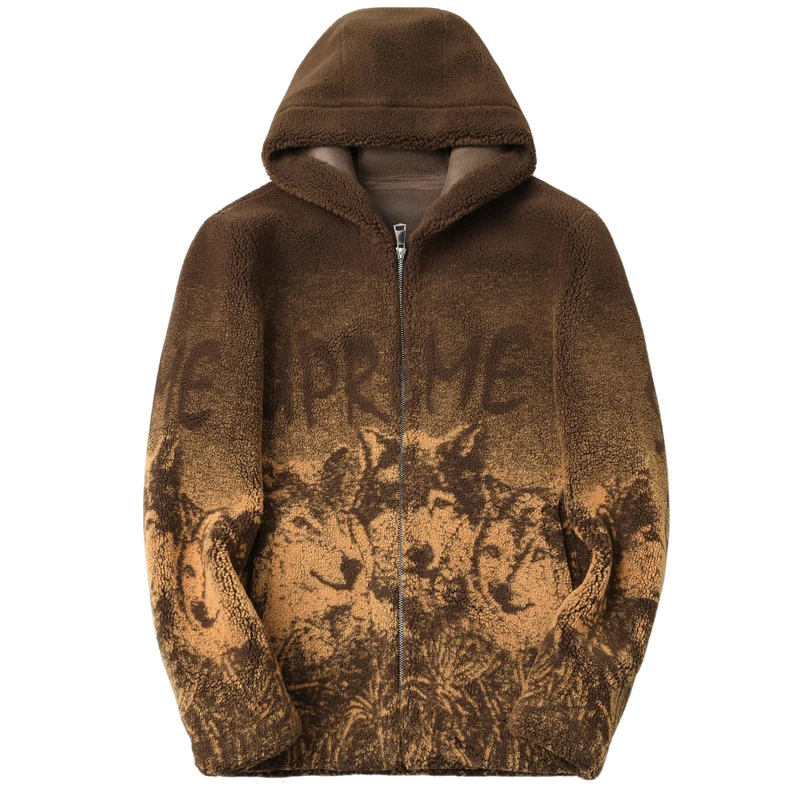 Men's winter jacket casual men's jacket fur one grain fleece warm hooded deerskin jacket printing thick coat
Men's winter jacket casual men's jacket fur one grain fleece warm hooded deerskin jacket printing thick coat