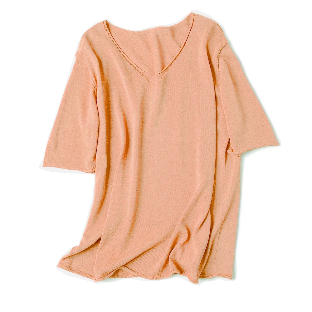 2020 summer thin knit oversized t-shirt for women v-neck big top girls casual t shirt basic pullover female short sleeve solid
2020 summer thin knit oversized t-shirt for women v-neck big top girls casual t shirt basic pullover female short sleeve solid