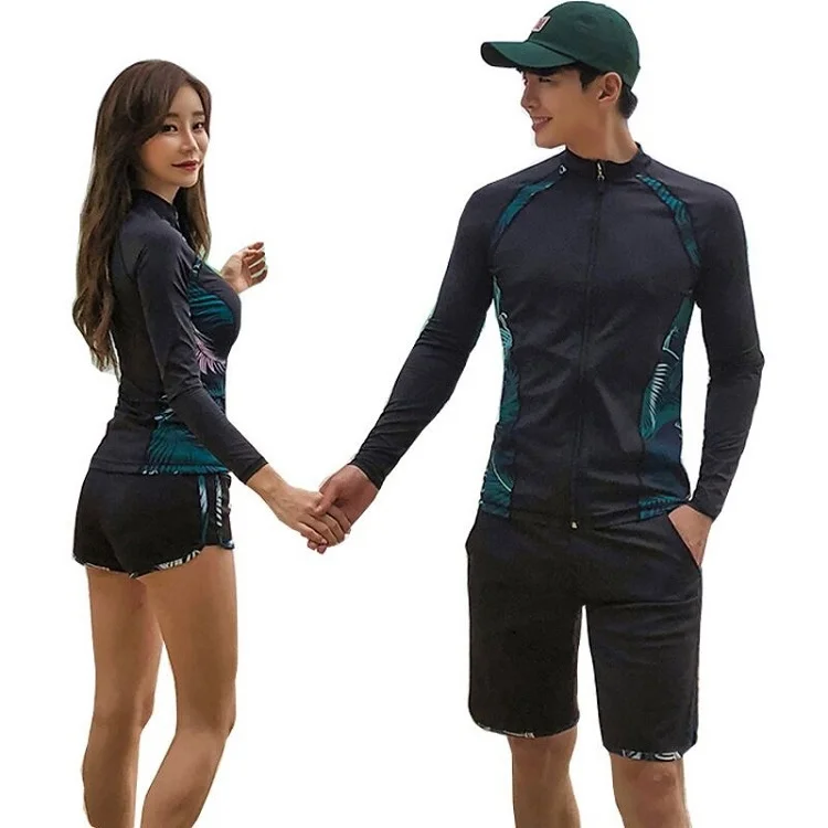 Couples Split Wetsuit Diving Suit Long Sleeves Long Trousers Surf Suit Sunscreen Zipper Style Swimsuit Wetsuits Swiming
Couples Split Wetsuit Diving Suit Long Sleeves Long Trousers Surf Suit Sunscreen Zipper Style Swimsuit Wetsuits Swiming