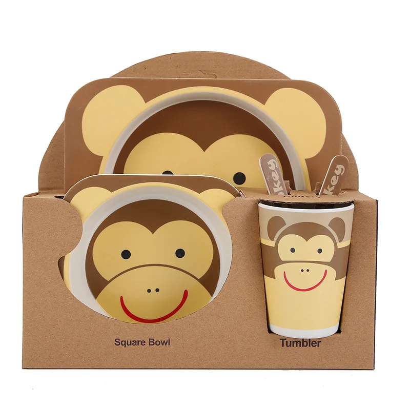 5pcs/sets Baby Dish Tableware Set Natural Bamboo Fiber Bowl With Cup Spoon Plate Fork Feeding Dishes for Kids Utensils Wholesale
5pcs/sets Baby Dish Tableware Set Natural Bamboo Fiber Bowl With Cup Spoon Plate Fork Feeding Dishes for Kids Utensils Wholesale
