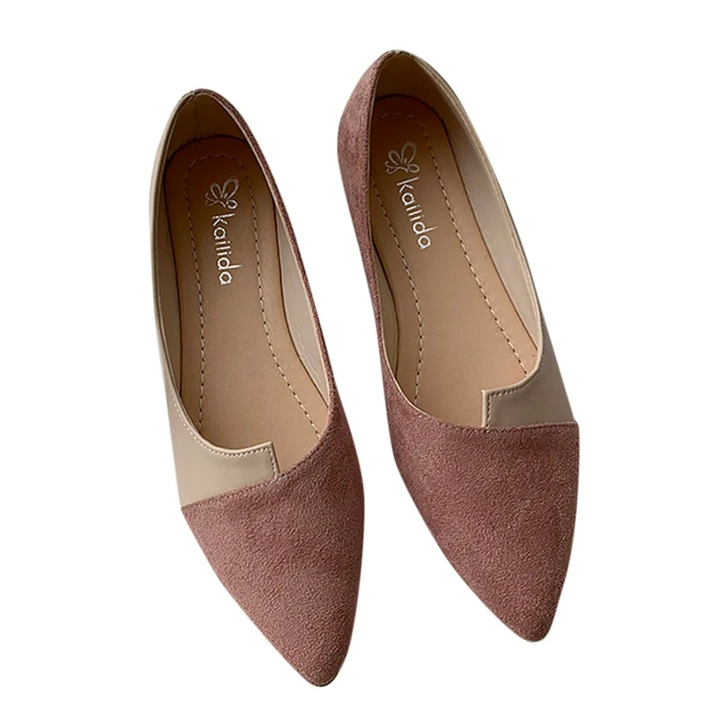 fashion 2020 women shoes Splice Color Flats Shoes Lady Fashion Casual Pointed Toe Ballerina Ballet Flat Slip super zapatos
fashion 2020 women shoes Splice Color Flats Shoes Lady Fashion Casual Pointed Toe Ballerina Ballet Flat Slip super zapatos