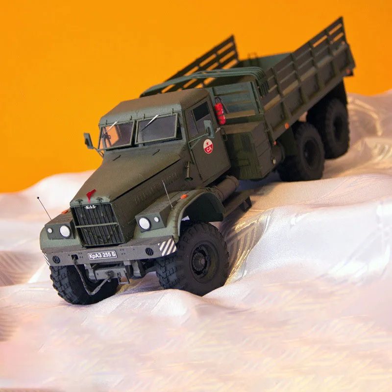 3D бумажная карта 1:25 военный грузовик строительные наборы развивающие игрушки