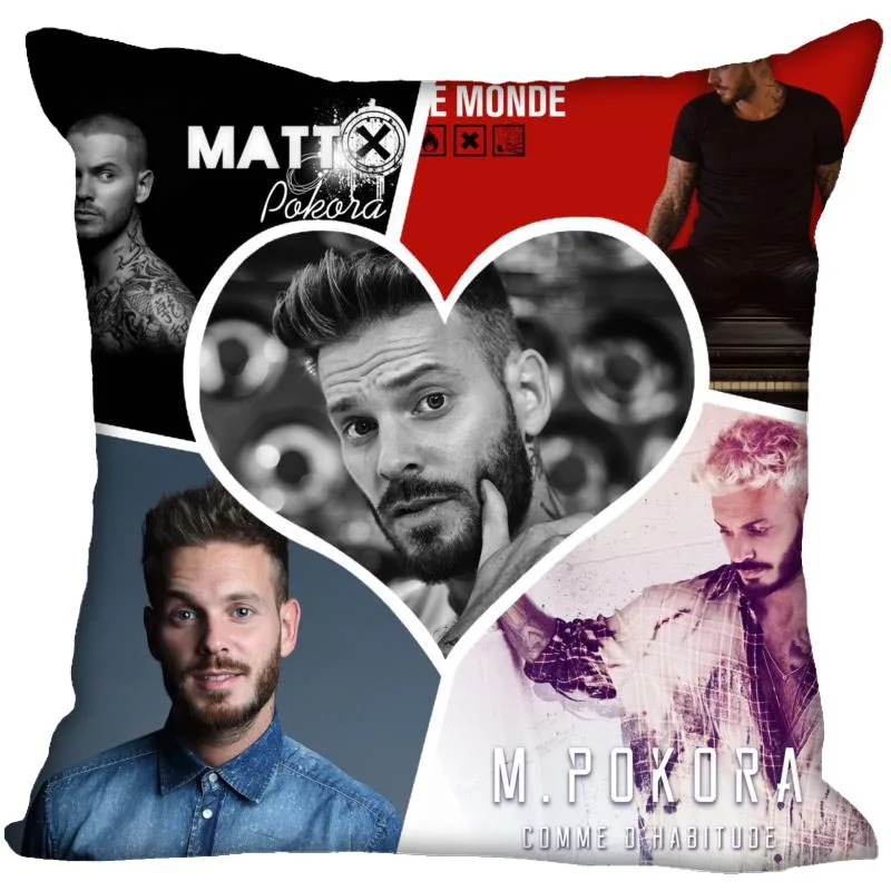 Nice Matt Pokora Pillow Case Modern Home Decorative Pillowcase 35x35cm,40X40cm(one sides) For Living Room Pillow Cover
Nice Matt Pokora Pillow Case Modern Home Decorative Pillowcase 35x35cm,40X40cm(one sides) For Living Room Pillow Cover
