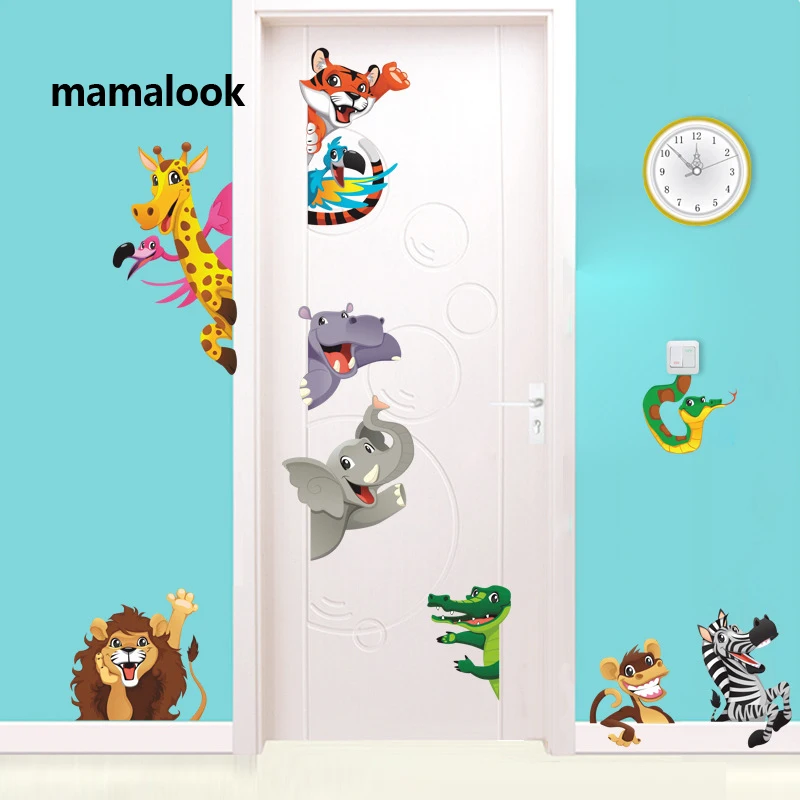 Jungle animals wall Stickers For Kids Rooms Home Door Decor Cartoon Lion Elephant Giraffee Wall Decals Pvc Mural Art Diy Posters
Jungle animals wall Stickers For Kids Rooms Home Door Decor Cartoon Lion Elephant Giraffee Wall Decals Pvc Mural Art Diy Posters