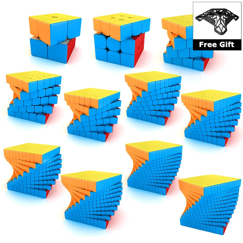 MOYU Yuhu Meilong 2x2/oneplus 3/OnePlus x 3 4x4 5*5*5 6x6 7x7 8x8 9x9 10x10 11x11 12x12 магический куб-мегаминкс
