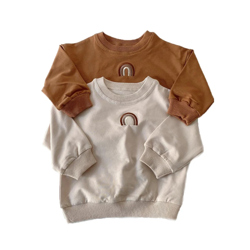 Autumn Winter Baby Girls Boys Rainbow Embroidery Sweatshirts Tops Kids Long Sleeve Sweatshirt Baby Clothes Outfits Sweater
Autumn Winter Baby Girls Boys Rainbow Embroidery Sweatshirts Tops Kids Long Sleeve Sweatshirt Baby Clothes Outfits Sweater