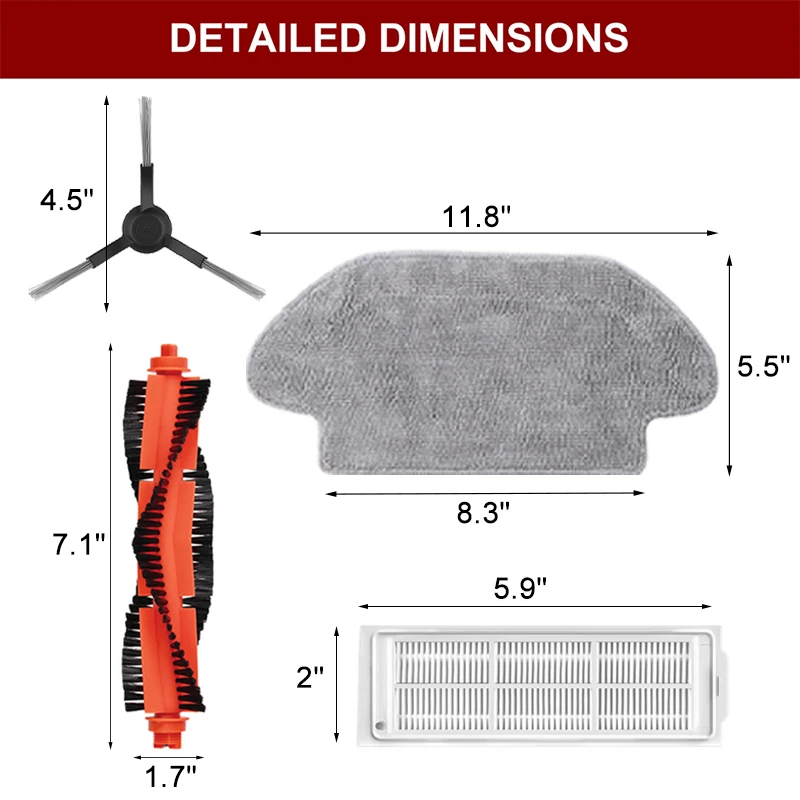 15/14/11/9pcs For XIAOMI MIJIA Robot Vacuum Cleaner STYJ02YM Parts Accessories Kits HEPA Filter Side Roller Main Brush Mop
15/14/11/9pcs For XIAOMI MIJIA Robot Vacuum Cleaner STYJ02YM Parts Accessories Kits HEPA Filter Side Roller Main Brush Mop