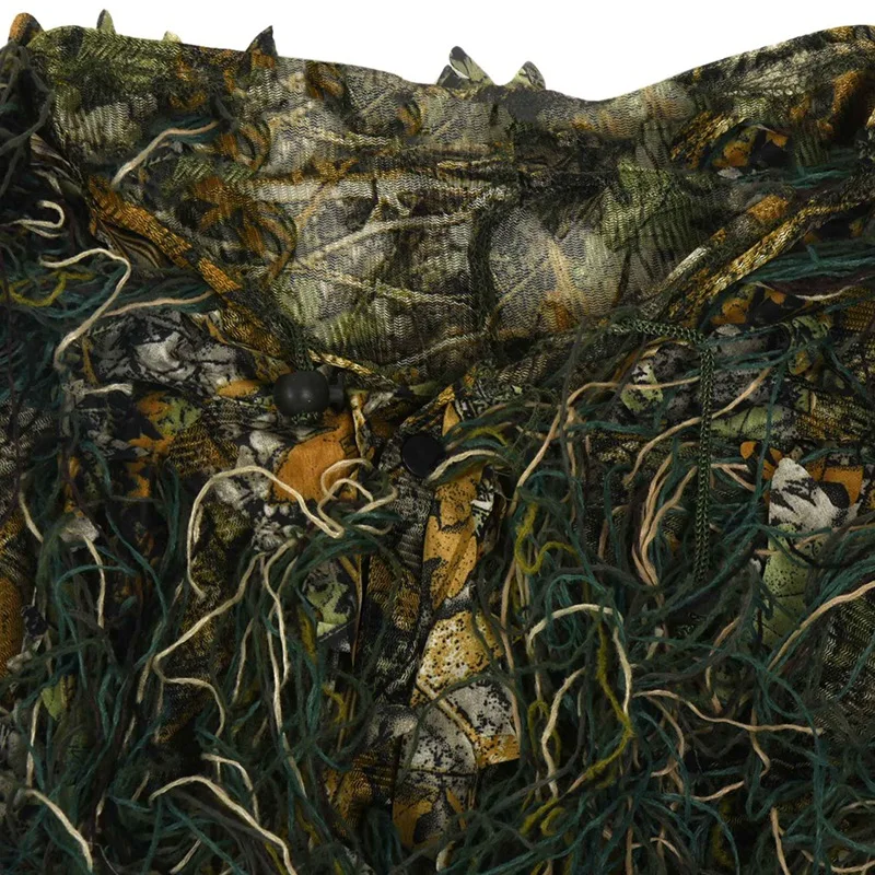 Ghillie Suit Hunting Woodland 3D Bionic Leaf Disguise Uniform Cs Camouflage Suits Set Jungle Train Hunting Cloth
Ghillie Suit Hunting Woodland 3D Bionic Leaf Disguise Uniform Cs Camouflage Suits Set Jungle Train Hunting Cloth