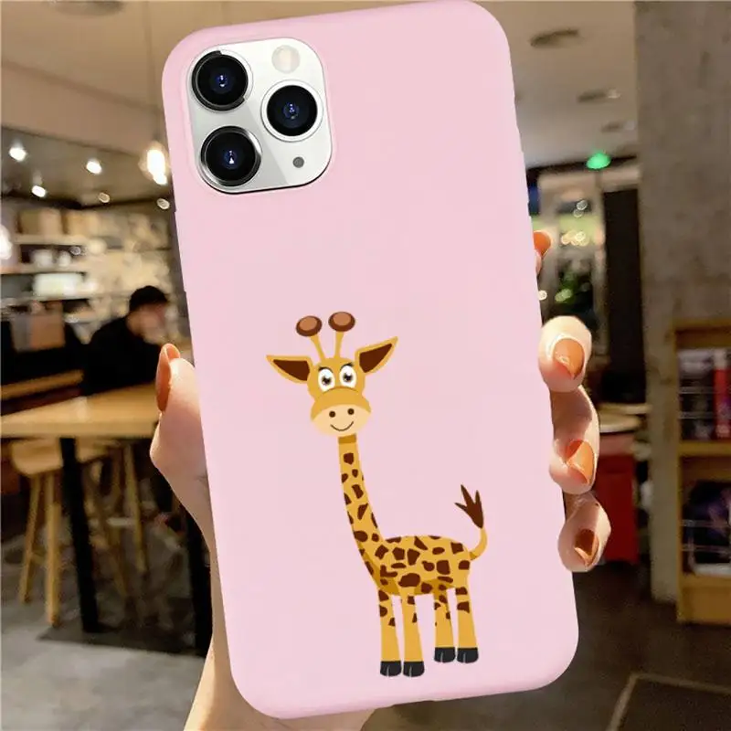 Cartoon lovely giraffe animal Phone Case Candy Color for iPhone 6 7 8 11 12 s mini pro X XS XR MAX Plus
Cartoon lovely giraffe animal Phone Case Candy Color for iPhone 6 7 8 11 12 s mini pro X XS XR MAX Plus