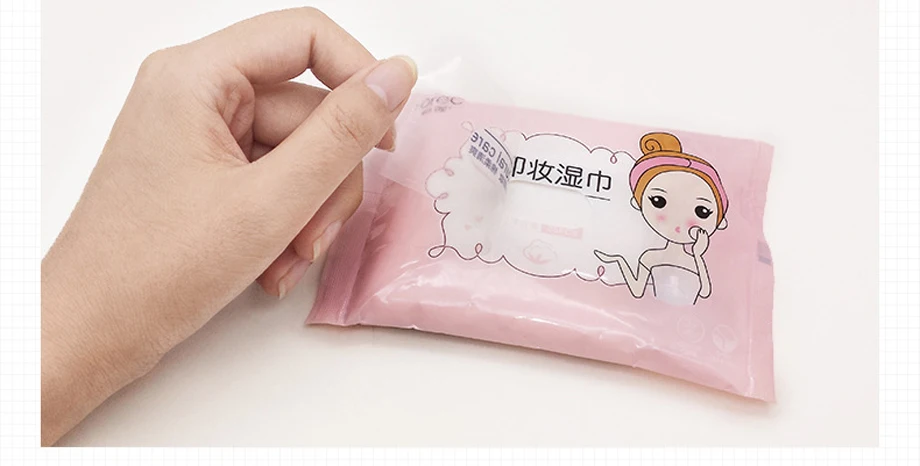

25pcs/bag Makeup Remover Cotton Wipe Face Deep Cleansing Eyes Moisturizing Pads Make Up Tools Skin Care Easy To Carry