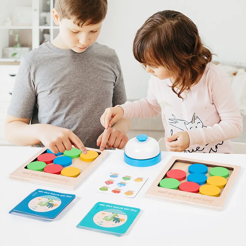 Crazy Push Building Block Game Children Intelligence Early Education Parent-child PK Battle Puzzle Wooden Toys Gifts
Crazy Push Building Block Game Children Intelligence Early Education Parent-child PK Battle Puzzle Wooden Toys Gifts
