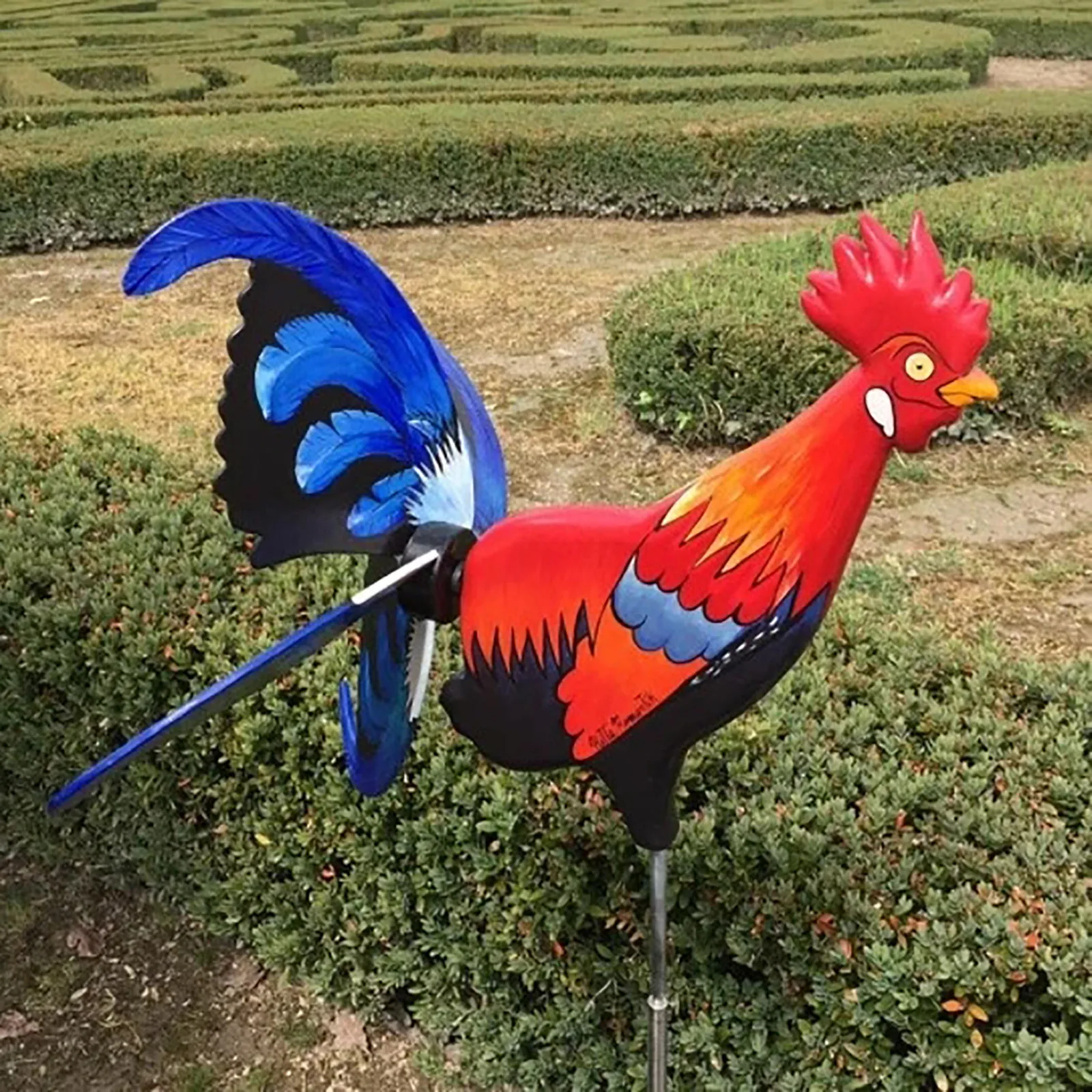 Rooster Windmill Garden Courtyard Farm Exquisite Structure Bright Colors Waterproof Yard Statue For Courtyard Farm Ornaments 
Rooster Windmill Garden Courtyard Farm Exquisite Structure Bright Colors Waterproof Yard Statue For Courtyard Farm Ornaments