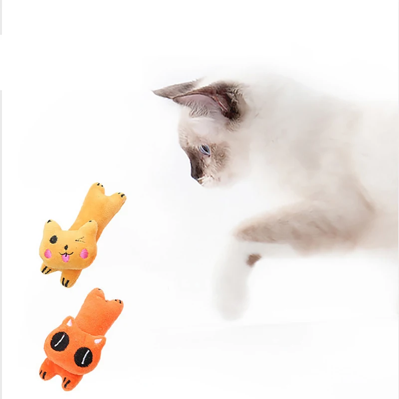 New Funny Cat Toy Plush Doll Interactive Cat Toy Pet Kitten Chew Toys Catnip Pet Throwing Plush Puppet
New Funny Cat Toy Plush Doll Interactive Cat Toy Pet Kitten Chew Toys Catnip Pet Throwing Plush Puppet