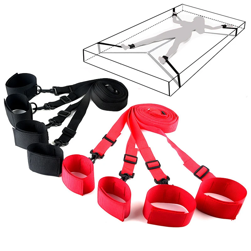 

Adult Erotic Toy Handcuffs & Ankle Cuffs BDSM Bondage Under Bed Restraint Bondage Fetish Slave Sex Products Sex Toys For Couples