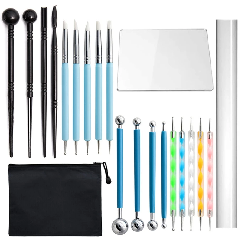 20 Pcs Soft Clay Tools Multipurpose Clay Sculpture Pottery Tools for Beginners 
20 Pcs Soft Clay Tools Multipurpose Clay Sculpture Pottery Tools for Beginners