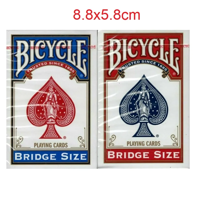 Bicycle Bridge Size Rider Back Playing Cards Blue/Red USPCC Deck Magic Card Games Magic Tricks Props
Bicycle Bridge Size Rider Back Playing Cards Blue/Red USPCC Deck Magic Card Games Magic Tricks Props