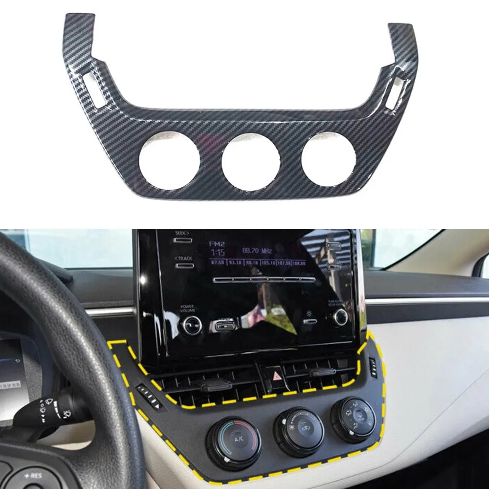 Waterproof Switch Panel For Toyota Corolla 19-2021 Carbon Fiber Air Conditioning Switch Panel Cover Trim
Waterproof Switch Panel For Toyota Corolla 19-2021 Carbon Fiber Air Conditioning Switch Panel Cover Trim