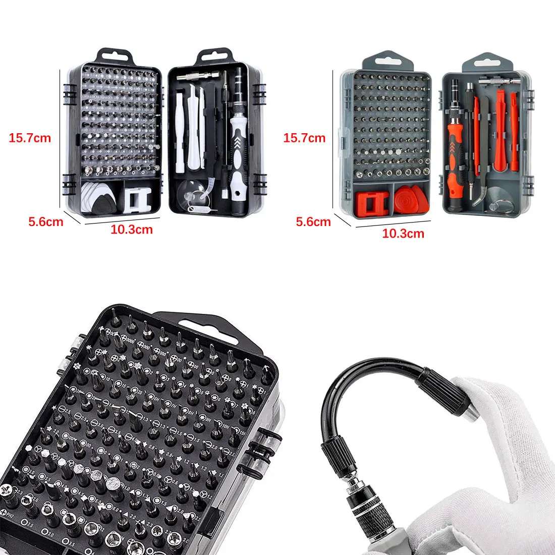 115 in 1 Screwdriver Set of Screw Driver Bit Set Multi-function Precision Mobile Phone Repair Device Hand Tools Torx Hex screwdr
115 in 1 Screwdriver Set of Screw Driver Bit Set Multi-function Precision Mobile Phone Repair Device Hand Tools Torx Hex screwdr