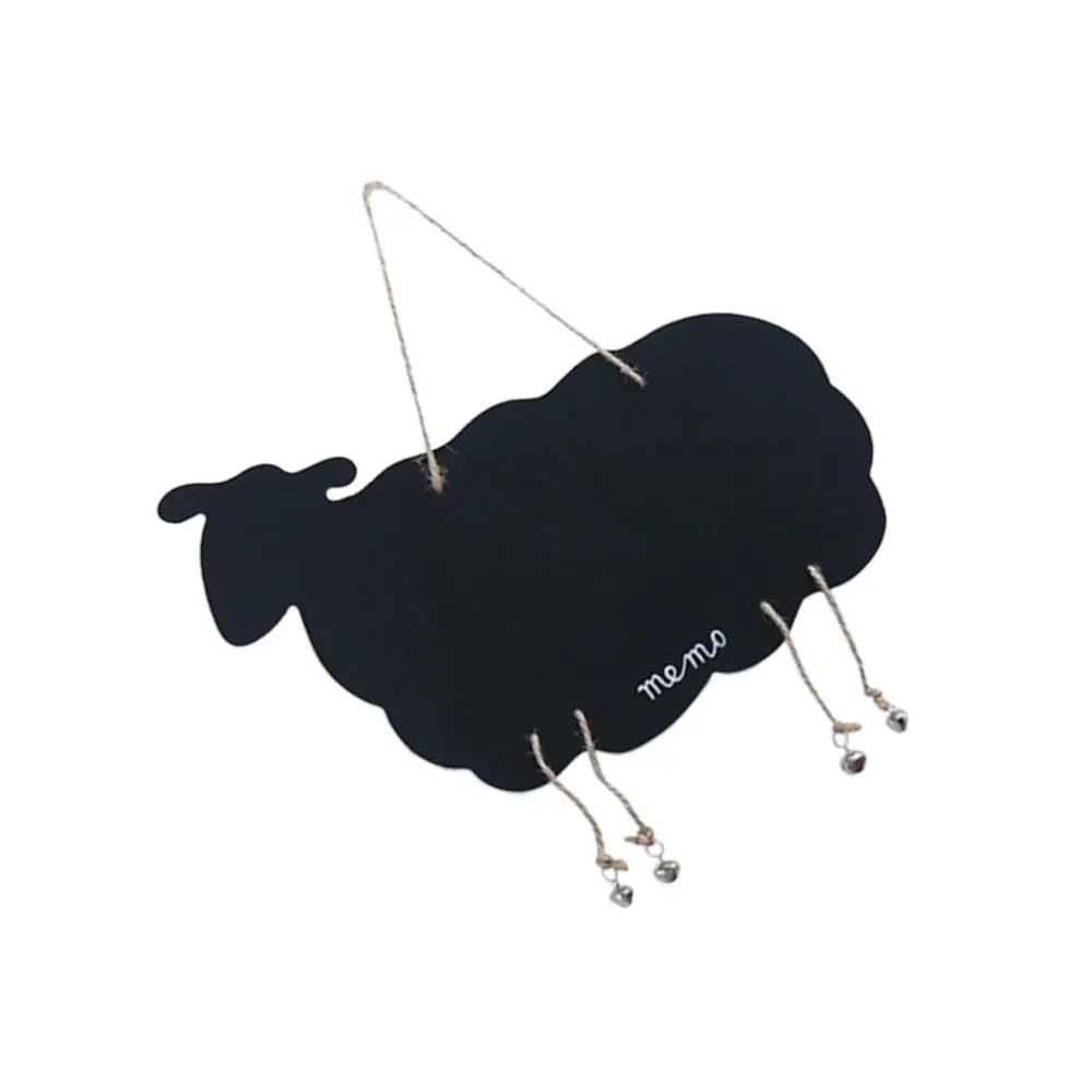 Wooden Message Blackboard Double-Sided Board Wall Decor Signs Home Hanging Board Ornament (Sheep) 
Wooden Message Blackboard Double-Sided Board Wall Decor Signs Home Hanging Board Ornament (Sheep)