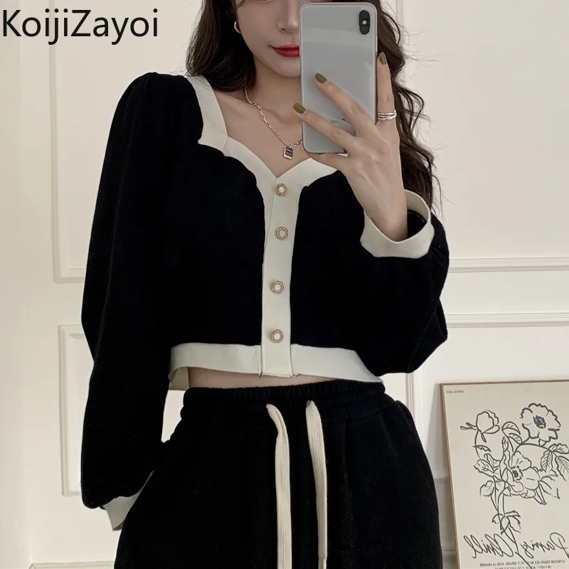 Модные женские короткие свитера Koijizayoi, кардиганы, винтажные Лоскутные цветные вязаные кардиганы с длинным рукавом, корейские пуговицы, Кор...
Модные женские короткие свитера Koijizayoi, кардиганы, винтажные Лоскутные цветные вязаные кардиганы с длинным рукавом, корейские пуговицы, Кор...