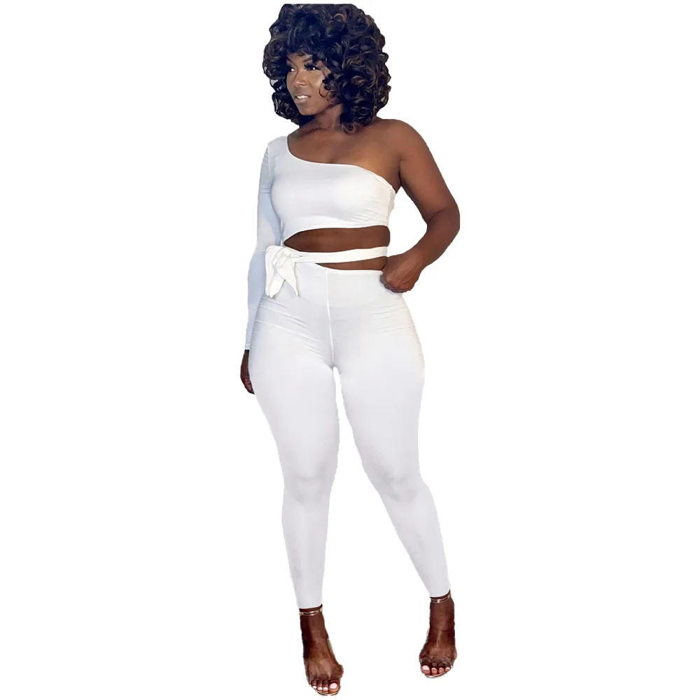 Women's jumpsuit casual slim fit solid color one piece overalls bandage with single sleeve
Women's jumpsuit casual slim fit solid color one piece overalls bandage with single sleeve