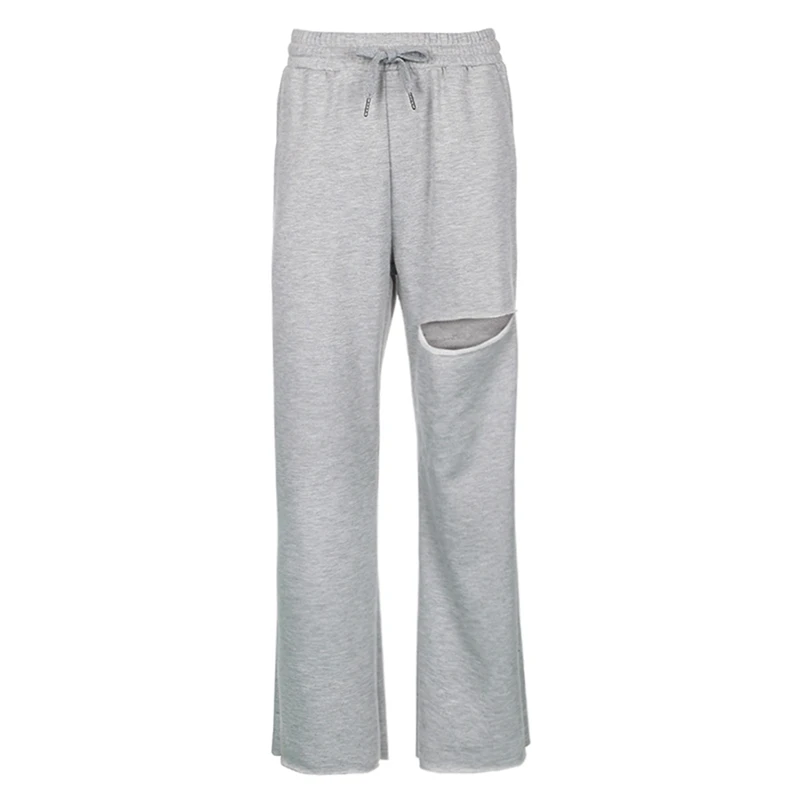 Fashion High Waist Sweatpants Women New Hole Mopping Casual Pants Sports Pants Wide Leg Pants
Fashion High Waist Sweatpants Women New Hole Mopping Casual Pants Sports Pants Wide Leg Pants