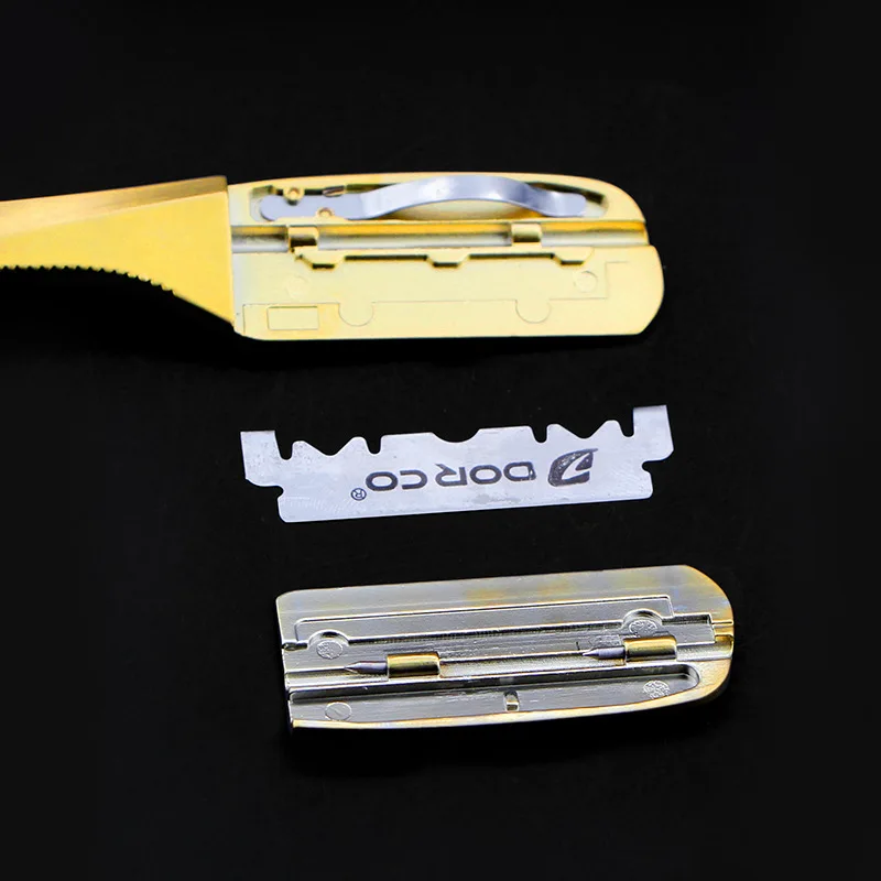 Zinc Alloy Shaving Razor Blade Holder With 10pcs Blades Men Straight Barber Razor ABS Handle Folding Shaving Razor G1221
Zinc Alloy Shaving Razor Blade Holder With 10pcs Blades Men Straight Barber Razor ABS Handle Folding Shaving Razor G1221