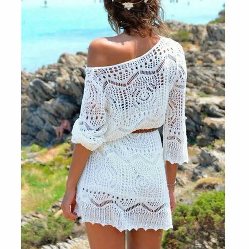 Women Lace Crochet Hot clothes Cover Up Swimwear Bathing Suit Summer Swimwear
Women Lace Crochet Hot clothes Cover Up Swimwear Bathing Suit Summer Swimwear