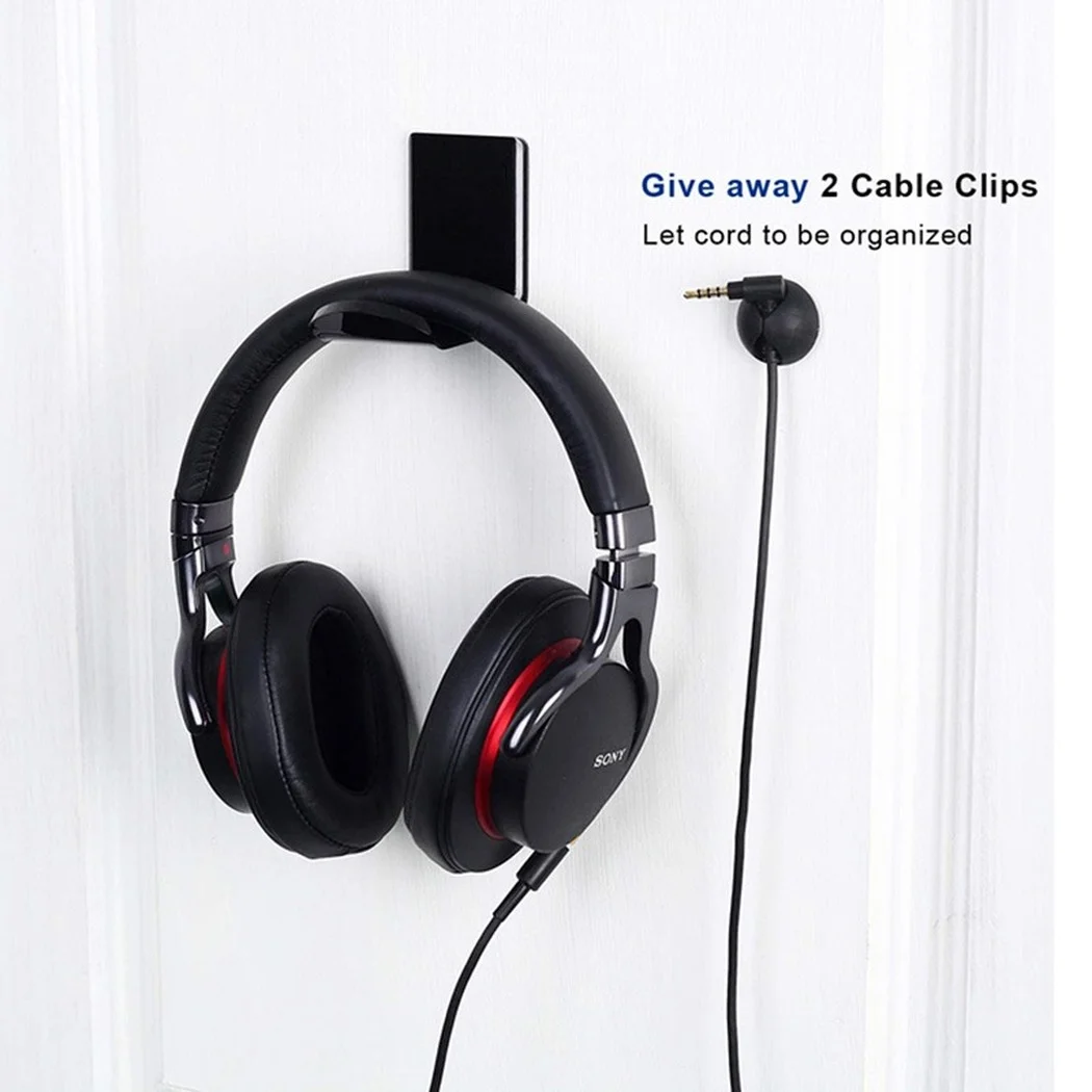Universal Durable L Shape Headphone Wall Mount Simple Hook Headset Hanger Stand Headphone Holder Display Under Desk Easy Install
Universal Durable L Shape Headphone Wall Mount Simple Hook Headset Hanger Stand Headphone Holder Display Under Desk Easy Install