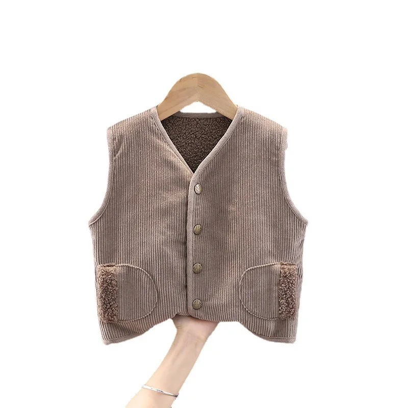 Новинка, зимняя одежда для маленьких мальчиков, модный однотонный плотный жилет, повседневный костюм для малышей, хлопковая одежда для мале...
Новинка, зимняя одежда для маленьких мальчиков, модный однотонный плотный жилет, повседневный костюм для малышей, хлопковая одежда для мале...