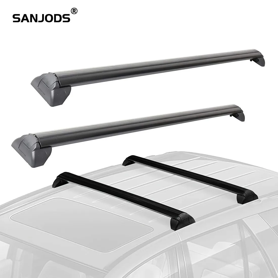 SANJODS багажник на крышу для Saturn Vue 2002 2003 2004 2005 2006 2007 алюминиевый болт верхней рейке