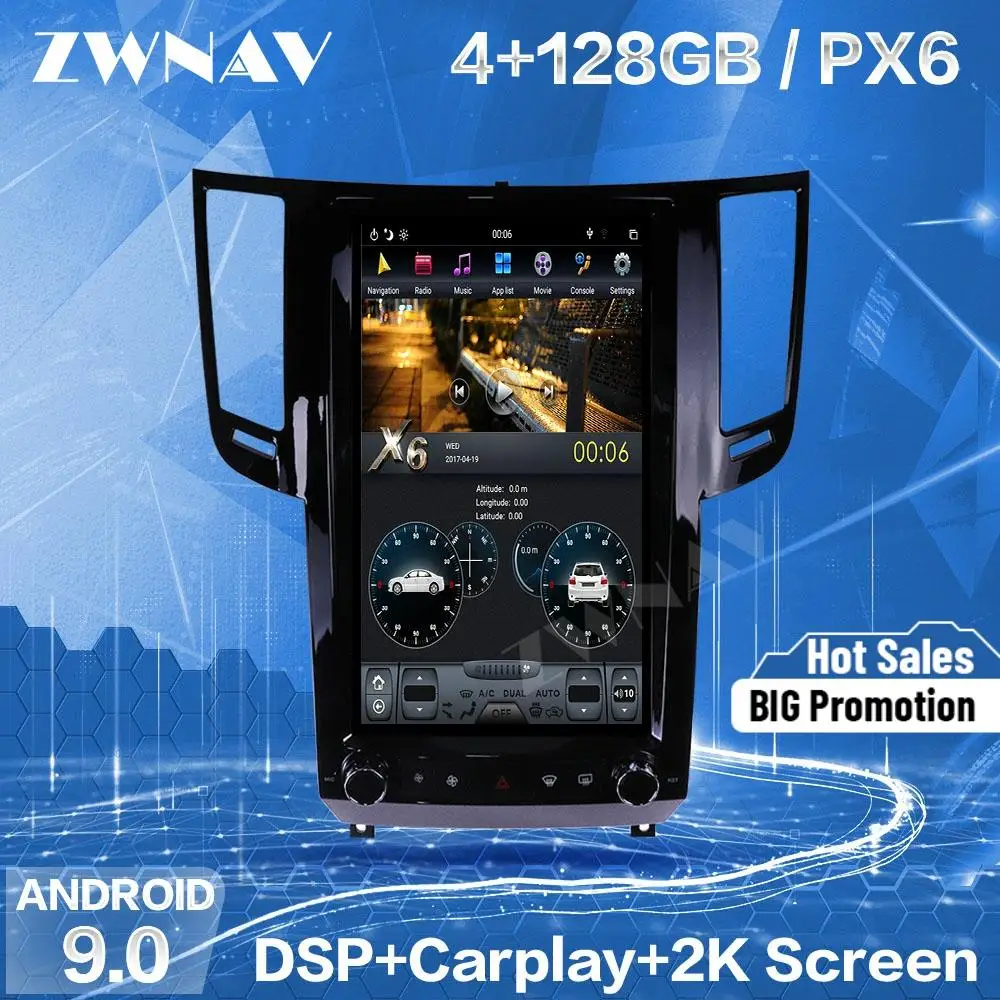 128GB Tesla Screen Carplay For Infiniti FX25 FX35 FX37 QX70 Android Multimedia Player Auto Audio Stereo Radio Recorder Head Unit
128GB Tesla Screen Carplay For Infiniti FX25 FX35 FX37 QX70 Android Multimedia Player Auto Audio Stereo Radio Recorder Head Unit