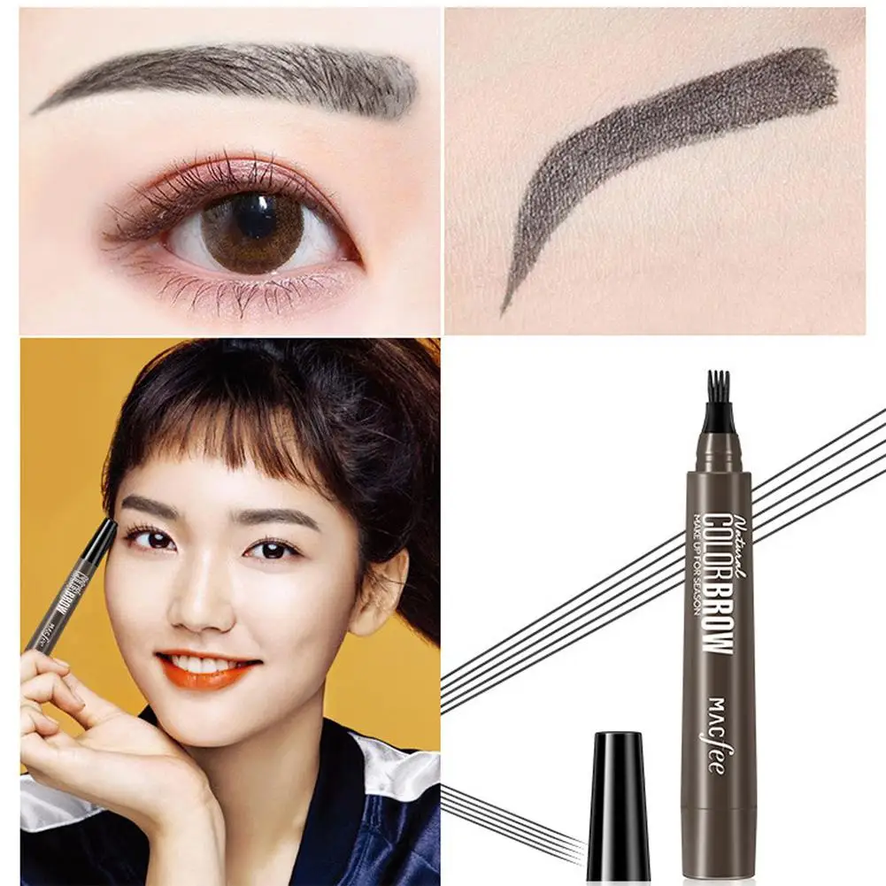 Waterproof 4 Head Bifurcated Eyebrow Pencil Natural Long Lasting Liquid Brown Nib Eyebrow Pencil Cosmetics
Waterproof 4 Head Bifurcated Eyebrow Pencil Natural Long Lasting Liquid Brown Nib Eyebrow Pencil Cosmetics