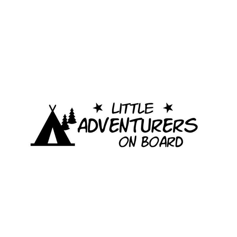 Виниловая наклейка для автомобиля Little Adventurer In The Car | Автомобили и мотоциклы