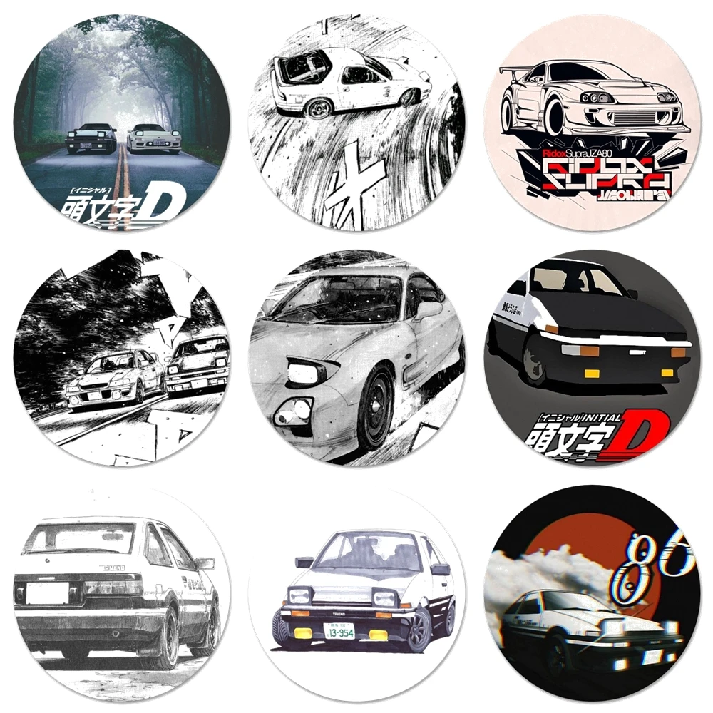 58mm cartoon initial d JDM Drift Badge Brooch Pin Accessories For Clothes Backpack Decoration gift
58mm cartoon initial d JDM Drift Badge Brooch Pin Accessories For Clothes Backpack Decoration gift