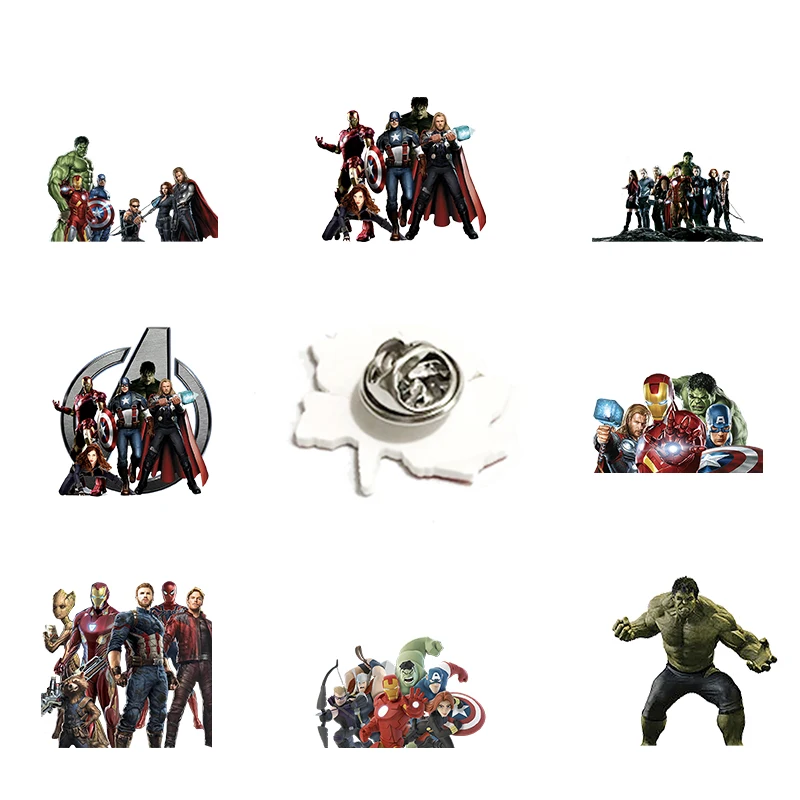 Disney Marvel Avengers Acrylic Cartoon Lapel Pins Epoxy Resin Anime Badges Brooches Boys Men Fashion Accessories Jewelry XDS423
Disney Marvel Avengers Acrylic Cartoon Lapel Pins Epoxy Resin Anime Badges Brooches Boys Men Fashion Accessories Jewelry XDS423