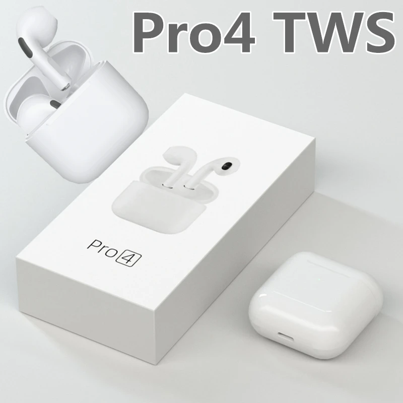 TWS Pro 4 Bluetooth 5.0 Wireless Headphones Earburds Sports in-Ear Stereo Wireless Earphone Headset 4 Generation Earpodding
TWS Pro 4 Bluetooth 5.0 Wireless Headphones Earburds Sports in-Ear Stereo Wireless Earphone Headset 4 Generation Earpodding