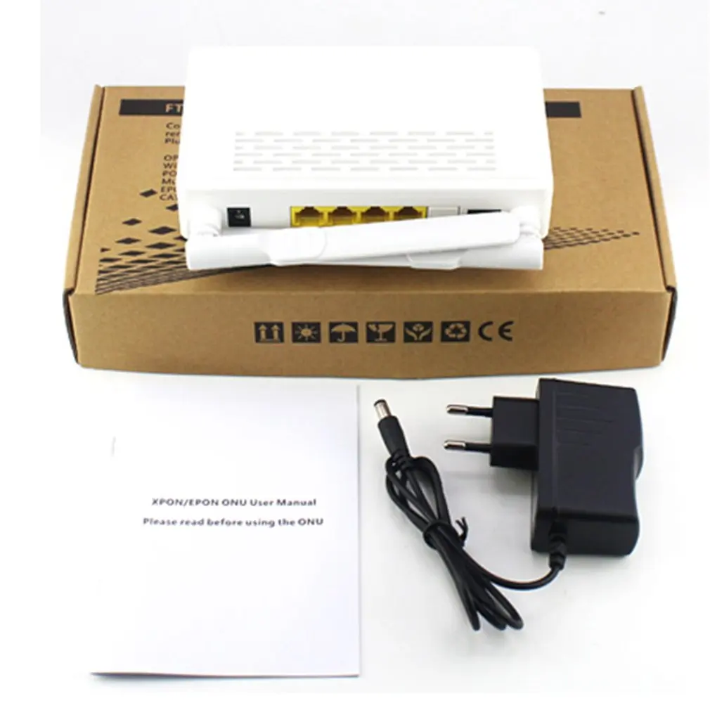 Двухпортовый EPON ONU терминал с 1G1F + Wi Fi видеонаблюдение NetworkTo FTTH Режим мини