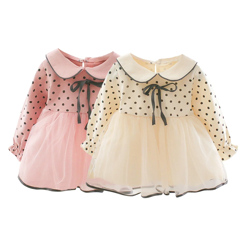 Autumn Baby Dress Infant Long Sleeve Dress Toddler Girl Princess Dresses Dot Bow Fashion Baby Girls Clothing Baby Cotton Clothes
Autumn Baby Dress Infant Long Sleeve Dress Toddler Girl Princess Dresses Dot Bow Fashion Baby Girls Clothing Baby Cotton Clothes