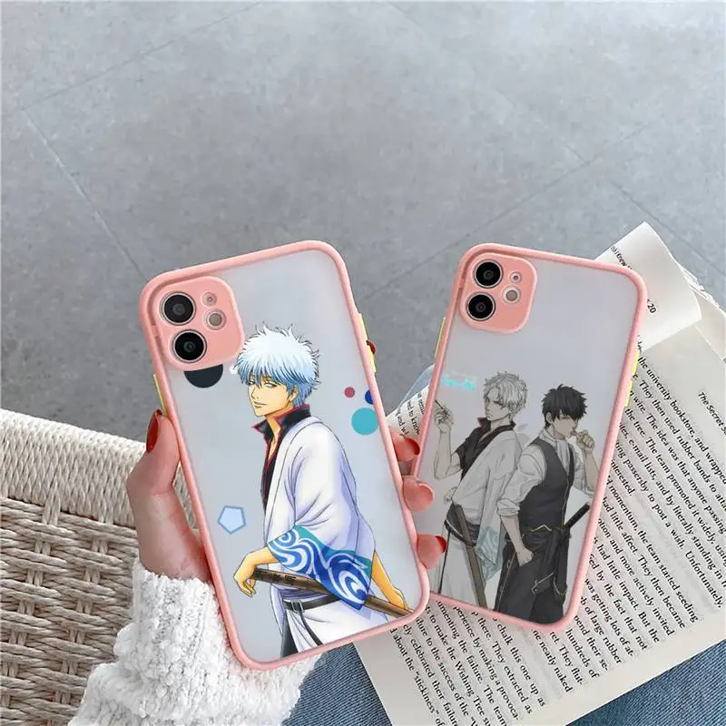 GINTAMA Phone Case For iPhone 12 11 Mini Pro XR XS Max 7 8 Plus X Matte transparent Pink Back Cover
GINTAMA Phone Case For iPhone 12 11 Mini Pro XR XS Max 7 8 Plus X Matte transparent Pink Back Cover