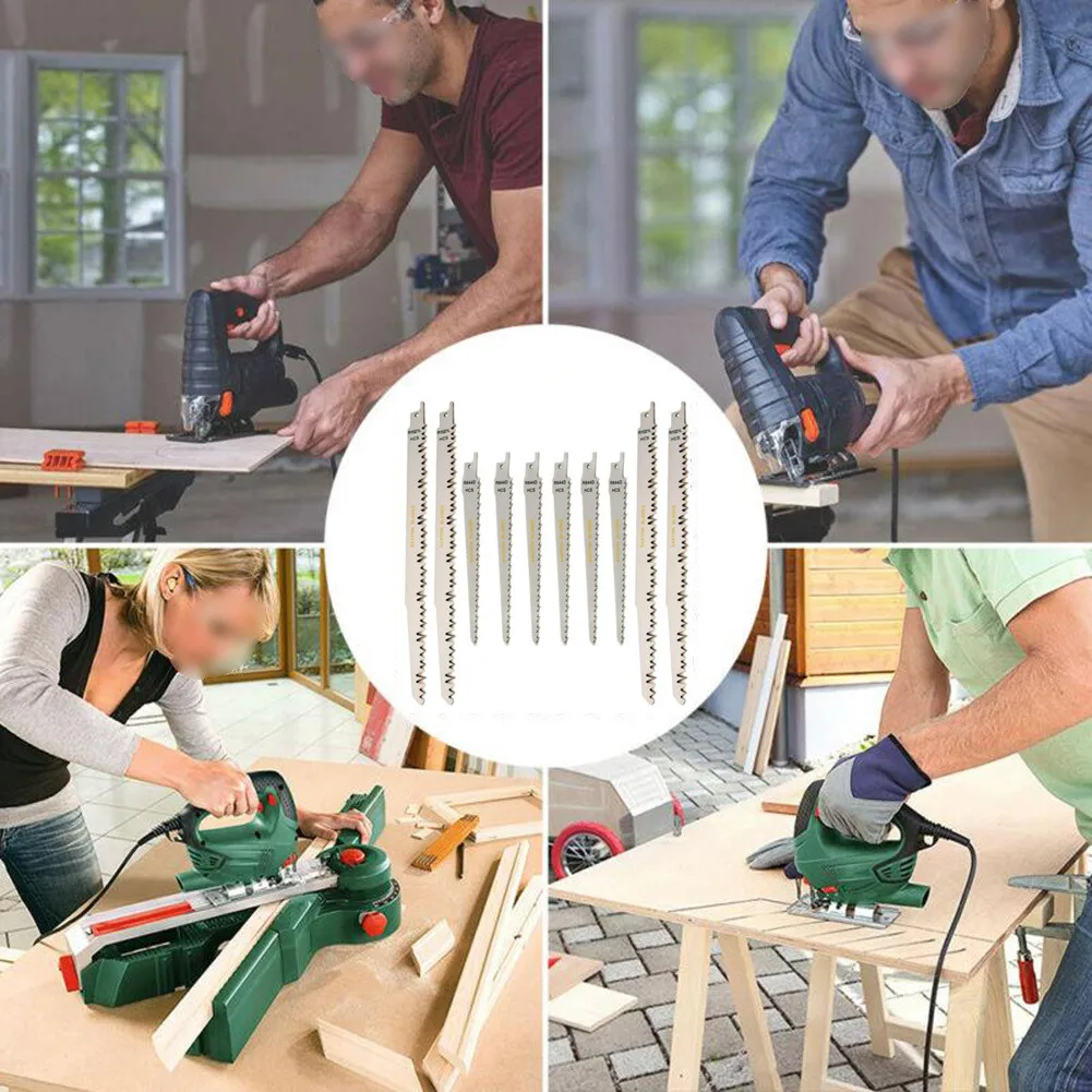 240mm 4*S1531L 6*R644D 10 Blade Reciprocating Saw Combo Wood Plywood Laminate Plastics For HTChiFl ExMe TaboSk Il Chainsaw Part
240mm 4*S1531L 6*R644D 10 Blade Reciprocating Saw Combo Wood Plywood Laminate Plastics For HTChiFl ExMe TaboSk Il Chainsaw Part