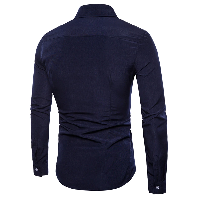 New royal court style solid color dress shirt trim fit casual long sleeve shirt M-XXL
New royal court style solid color dress shirt trim fit casual long sleeve shirt M-XXL
