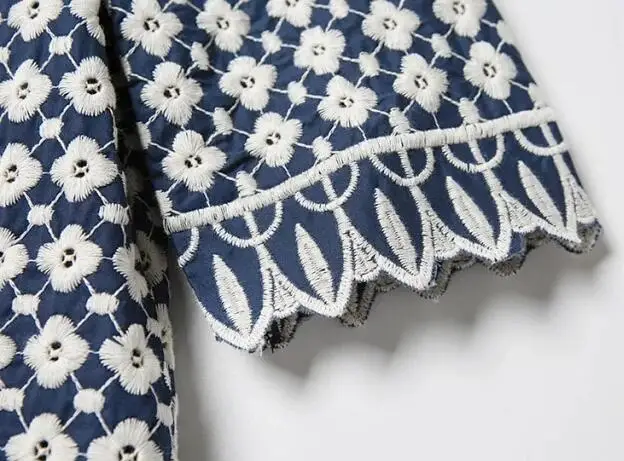 100% Cotton 2020 Summer Women's Cotton Embroidered Round Neck Straight Puff Sleeve Shirt Top
100% Cotton 2020 Summer Women's Cotton Embroidered Round Neck Straight Puff Sleeve Shirt Top