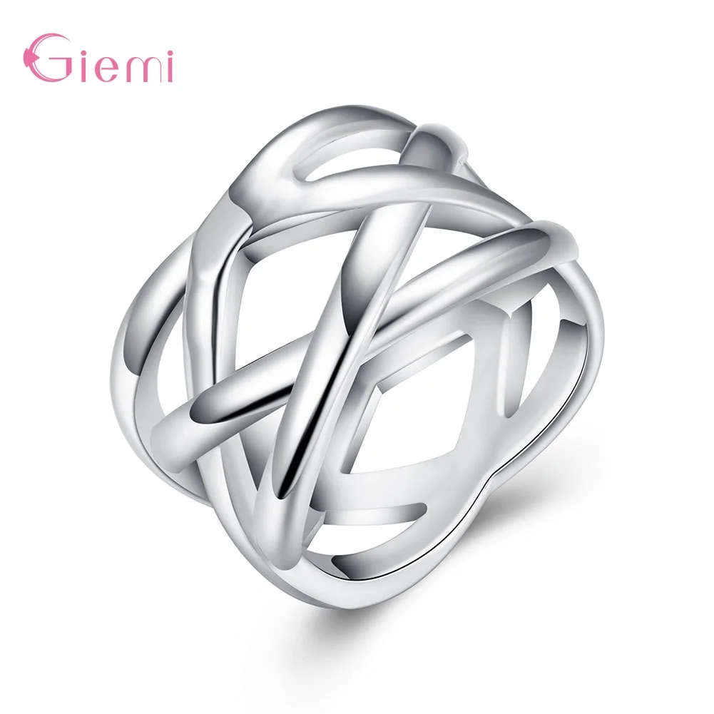 New Statement Smooth Sterling Silver 925 Rings Exquisite Cross Rings For Women Party Jewelry Valentine's Day Gifts
New Statement Smooth Sterling Silver 925 Rings Exquisite Cross Rings For Women Party Jewelry Valentine's Day Gifts